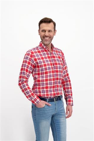 Koszula w kratę Lavard Gold 93149 - 244761