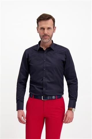 Granatowa koszula męska 93185 - 246311