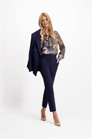 Elegancka bluzka z wiązaniem przy dekolcie 85012 - 251441