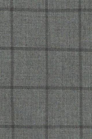 Grafitowy garnitur w kratę 35240 - 272311