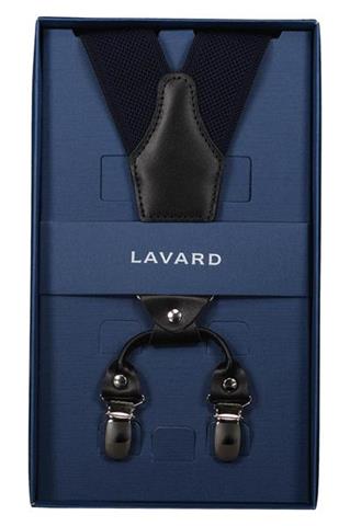 Granatowe szelki z podwójnym zapięciem 57367 - 273131