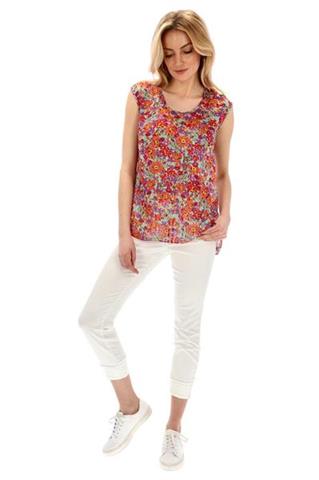 Top damski w kwiatowy wzór 58246 - 274211