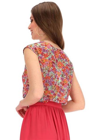 Top damski w kwiatowy wzór 58246 - 274261