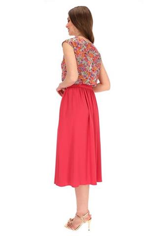 Rozkloszowana spódnica midi z guzikami 58258 - 274351