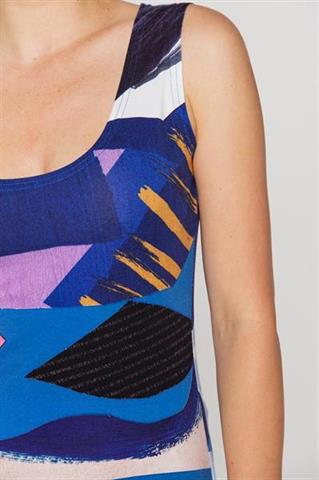 Sukienka midi we wzory 58284 - 276781