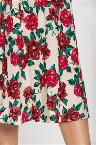 Sukienka midi w kwiaty 58292 - 277011