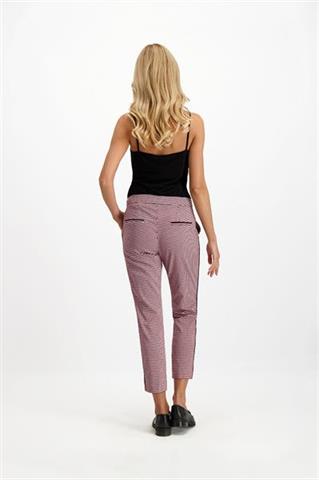 Spodnie chinos damskie we wzory 84653 - 278151