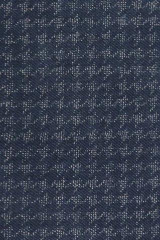 Granatowe spodnie w pepitkę chinos 64495 - 27941