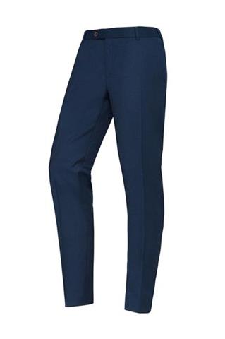 Granatowe spodnie na kant Chinos Biella 64626 - 28051