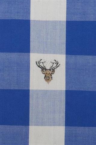 Koszula męska w niebieską kratkę 92457 - 282091