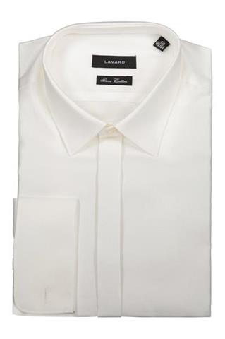 Elegancka biała koszula na spinki 92034 - 282161