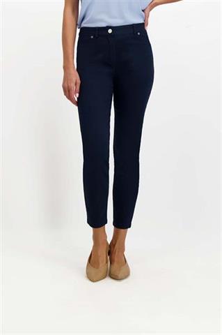 Granatowe spodnie damskie 83864 - 283911