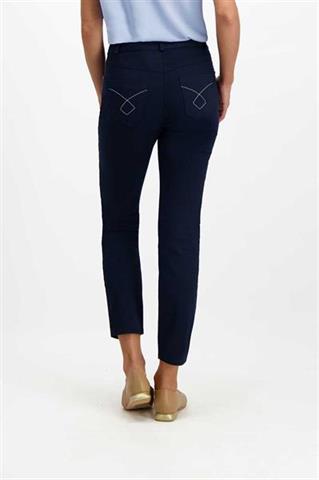 Granatowe spodnie damskie 83864 - 283921