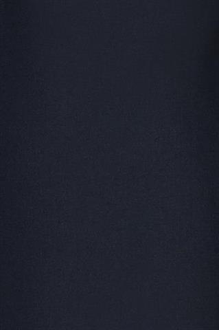 Granatowe spodnie męskie joggery z mankietami i kantem 64169 - 284061