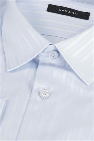 Koszula męska w błękitne paski 90030 - 288281