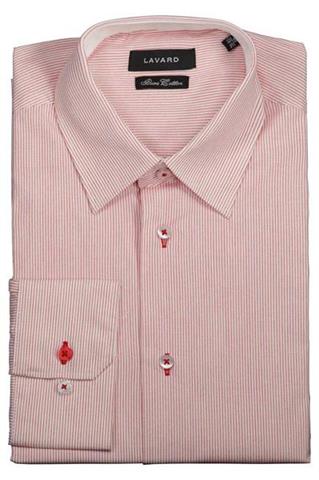 Koszula męska w czerwone prążki 91016 - 288441