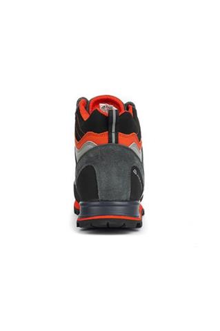 Szare buty outdoorowe męskie z czerwonymi elementami 58469 - 289431