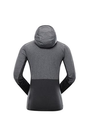 Szybkoschnąca szara bluza damska z kapturem 58321 - 290371