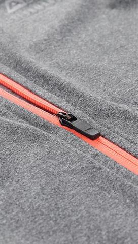 Szybkoschnąca szara bluza damska z kapturem 58321 - 290401