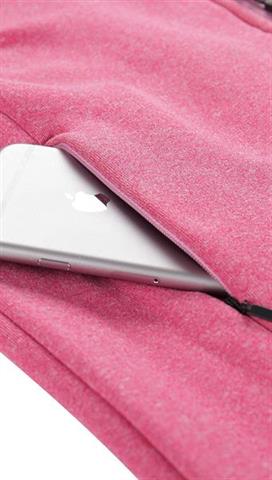 Różowo-granatowa bluza damska ze stójką 58297 - 291081