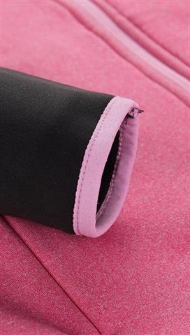 Różowo-granatowa bluza damska ze stójką 58297 - 291091