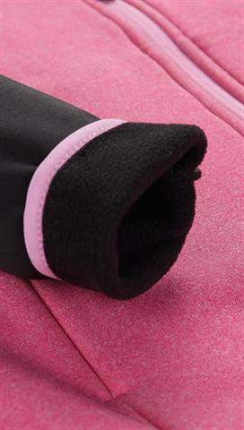 Różowo-granatowa bluza damska ze stójką 58297 - 291101