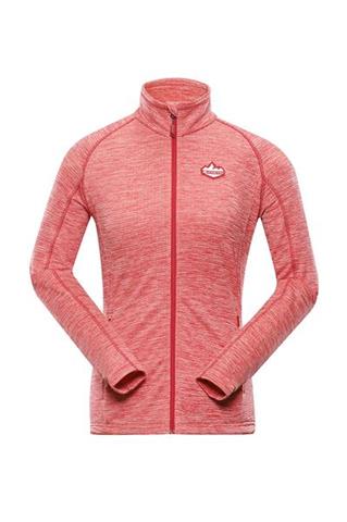 Łososiowa bluza damska ze stójką 58295 - 291171