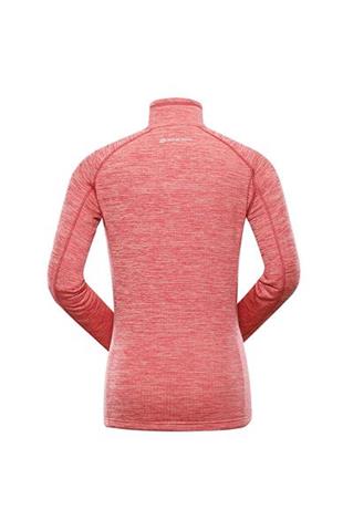 Łososiowa bluza damska ze stójką 58295 - 291181
