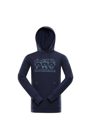 Granatowa bluza męska z kapturem 58407 - 291201