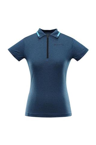 Niebieska koszulka polo damska 58299 - 292821