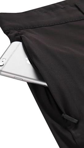 Czarne spodenki outdoorowe 58318 - 292931