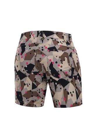 Wielokolorowe spodenki damskie outdoorowe 58317 - 293011