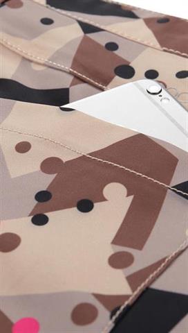 Wielokolorowe spodenki damskie outdoorowe 58317 - 293071