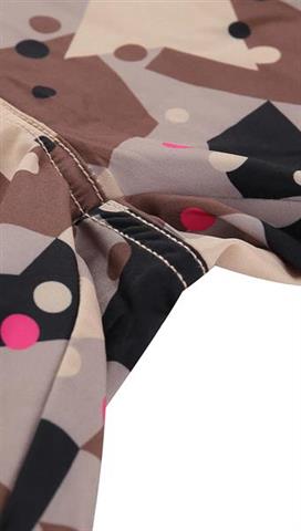 Wielokolorowe spodenki damskie outdoorowe 58317 - 293081