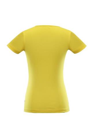 Żółta koszulka damska z nadrukiem 58302 - 293361