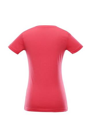 Różowy t-shirt damski z krótkim rękawem 58306 - 293971