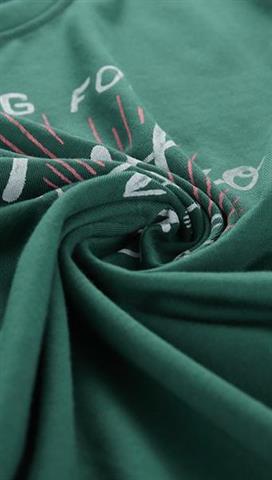 Zielony t-shirt damski z nadrukiem 58307 - 294351