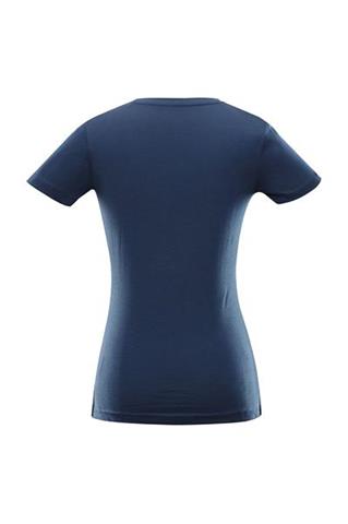 Niebieski t-shirt damski z krótkim rękawem 58309 - 294681