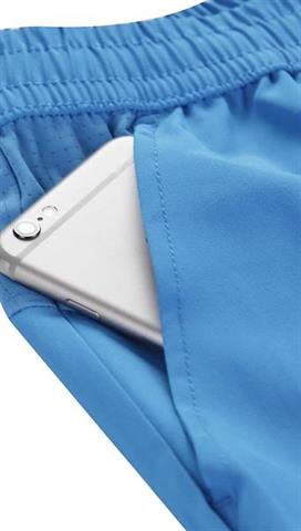 Niebieskie spodenki męskie treningowe 58403 - 295351