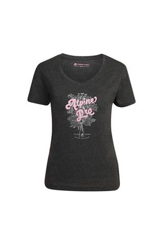 Granatowy t-shirt damski V-neck 58313 - 295361