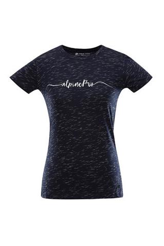 Granatowa koszulka damska z nadrukiem 58347 - 296711