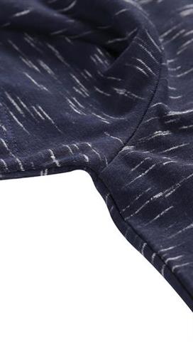 Granatowa koszulka damska z nadrukiem 58347 - 296791