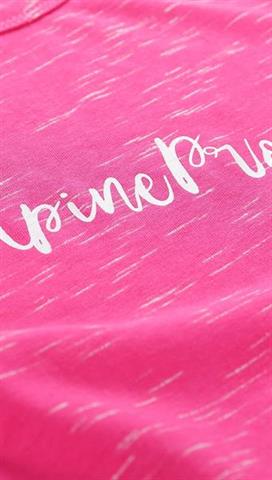 Różowa koszulka damska z nadrukiem 58348 - 296961