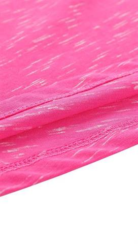 Różowa koszulka damska z nadrukiem 58348 - 297001