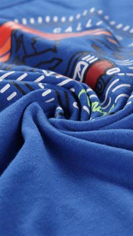 Niebieski t-shirt dziecięcy 58428 - 297241