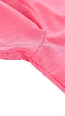 Różowy t-shirt dziecięcy z nadrukiem 58430 - 297481