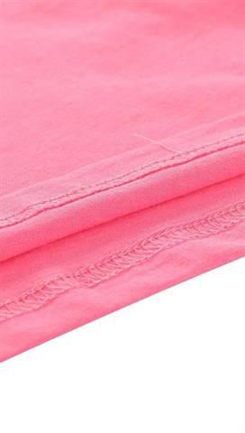 Różowy t-shirt dziecięcy z nadrukiem 58430 - 297491