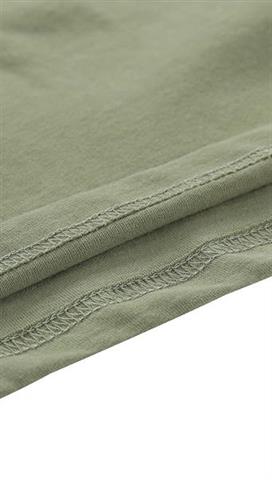 Oliwkowy t-shirt dziecięcy z nadrukiem 58432 - 297801