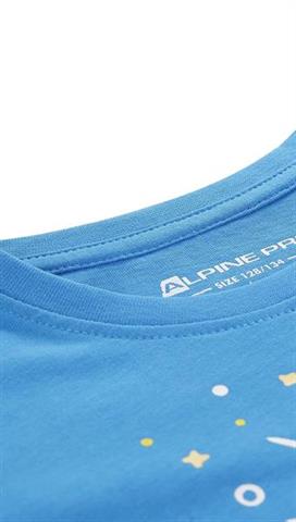 Niebieski t-shirt dziecięcy z nadrukiem 58433 - 297931