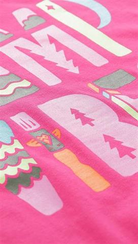 Różowy t-shirt dziecięcy 58434 - 298041